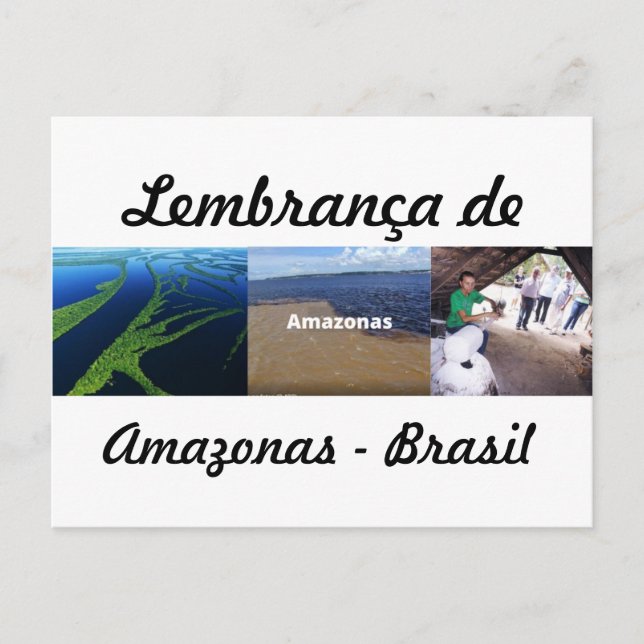 Carte Postale Cartão Postal lembrança do Amazonas (Devant)