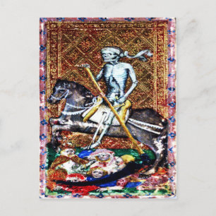 Carte postale Carte de décès