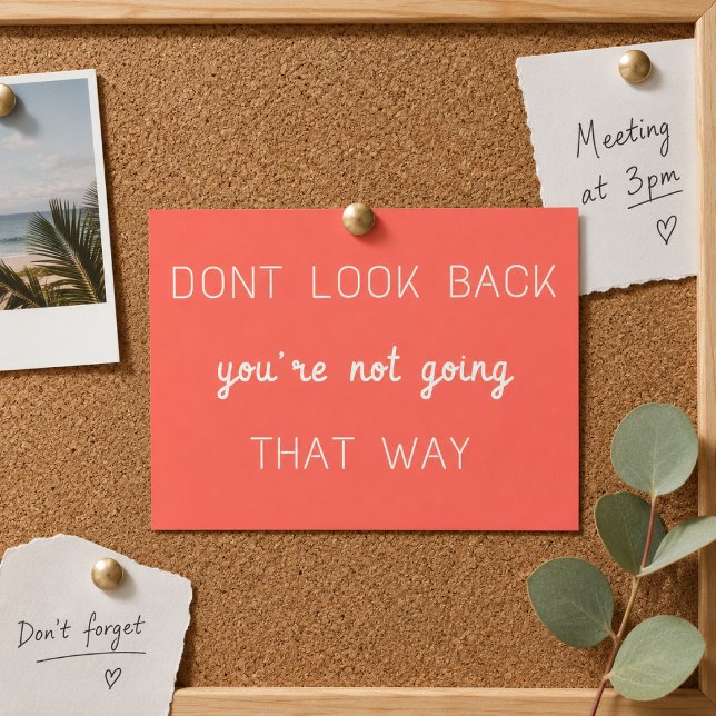 Carte postale | Carte de décoration murale de cita (Motivational quote postcard for dorm rooms, cork boards, office desks, and daily reminders.)