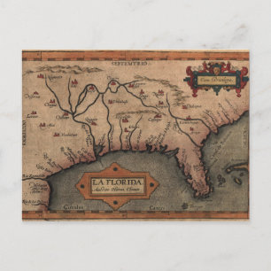 Carte postale Carte La Florida 1584