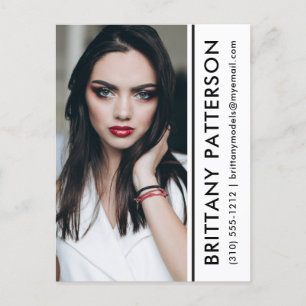 Carte postale Carte photo Acteur modèle Bande blan