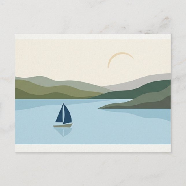 Carte postale - Carte postale avec paysage  (Devant)