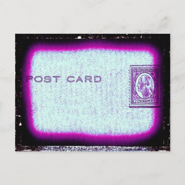 Carte Postale "Carte postale" (violet) (Devant)