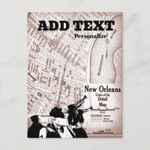 Carte postale Carte vintage New Orleans