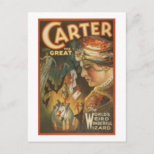 Carte Postale Carter le Grand - Le sorcier du monde