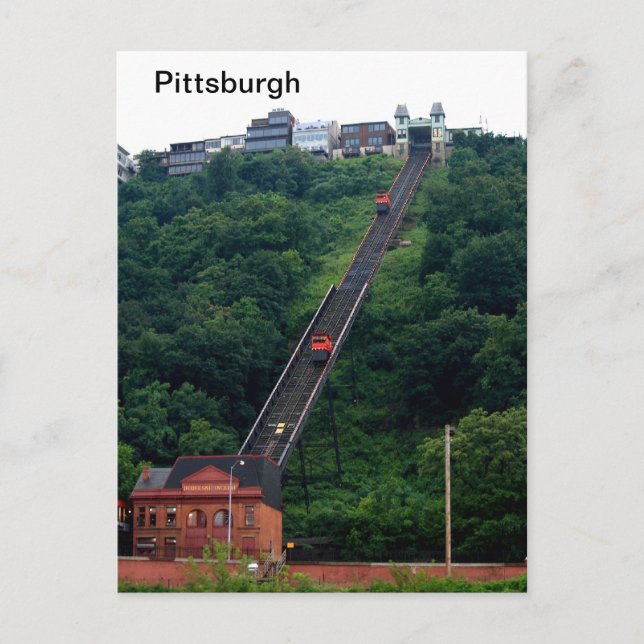 Carte Postale -Cartes postales Pittsburgh-Incline-Photo (Devant)
