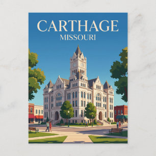 Carte Postale Carthage Historic Square Missouri