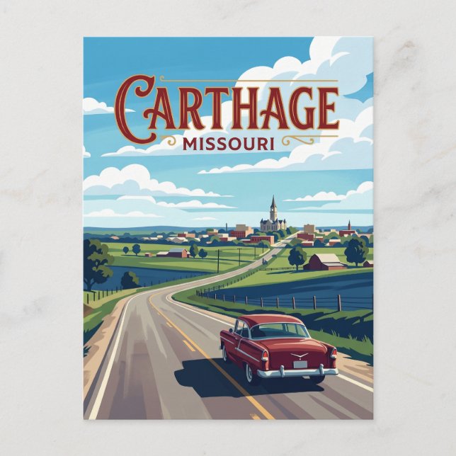 Carte Postale Carthage Missouri (Devant)