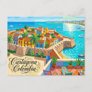 Carte Postale Carthagène Colombie