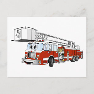 Carte Postale Cartographie de canon Snorkel Hook et Ladder Fire