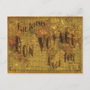 Carte Postale Cartographier mes voyages