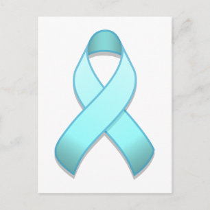 Carte postale Carton bleu clair