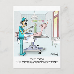 Carte Postale Carton de chirurgie 9369