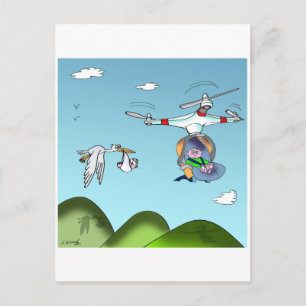 Carte Postale Carton de drone 9482