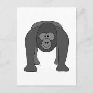 Carte Postale Carton de Gorilla