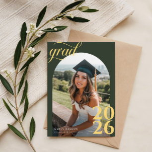 Carte Postale Carton d'invitation à une fête de remise de diplôm