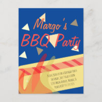 Carton d'invitation anniversaire avec confettis po