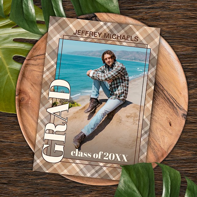 Carte Postale Carton d'invitation au bal de fin d'études à carre (Créateur téléchargé)