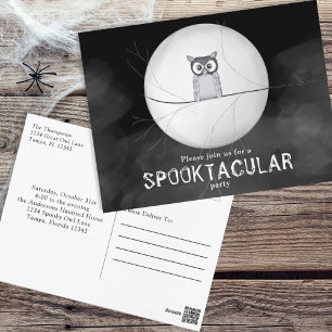 Carte Postale Carton d'invitation fantaisiste pour une fête d'Ha