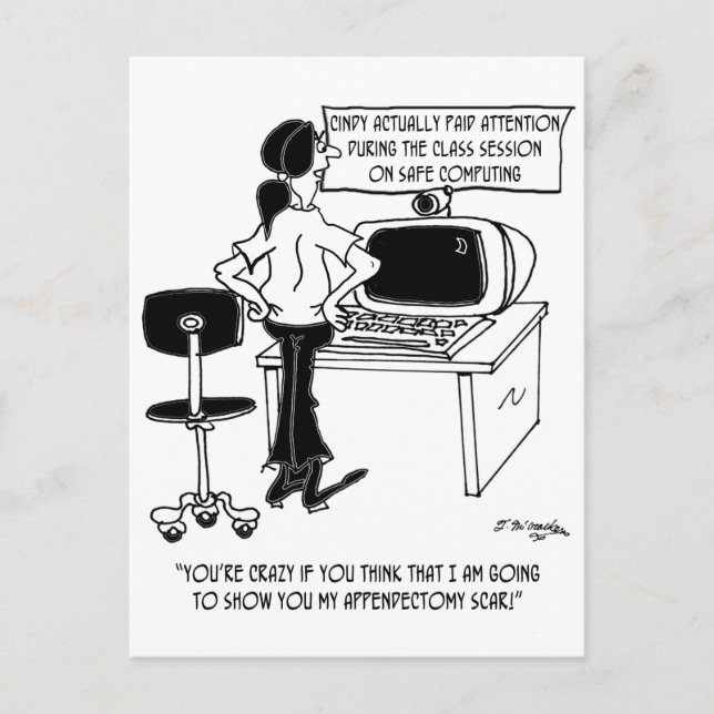 Carte Postale Carton d'ordinateur 8036 (Devant)