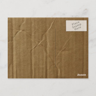 Carte Postale Carton enroulé