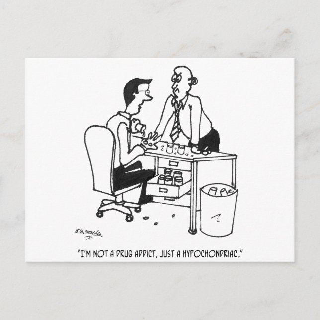 Carte Postale Carton Hypochondriaque 3104 (Devant)