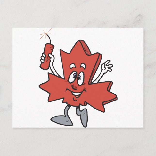 Carte Postale Cartoon Canada (Devant)