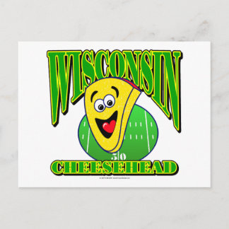 Carte Postale Cartoon CheeseHead 2