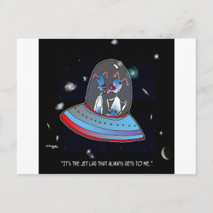 Carte Postale Cartoon Jet Lag 9492