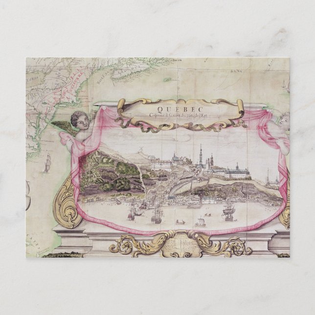 Carte Postale Cartouche du Québec (Devant)
