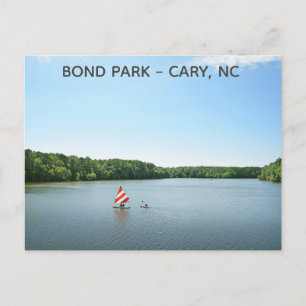 Carte Postale Cary North Carolina Bond Park Lake Travel