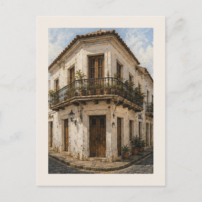 Carte Postale Casa Colonial – Vieux San Juan (Devant)
