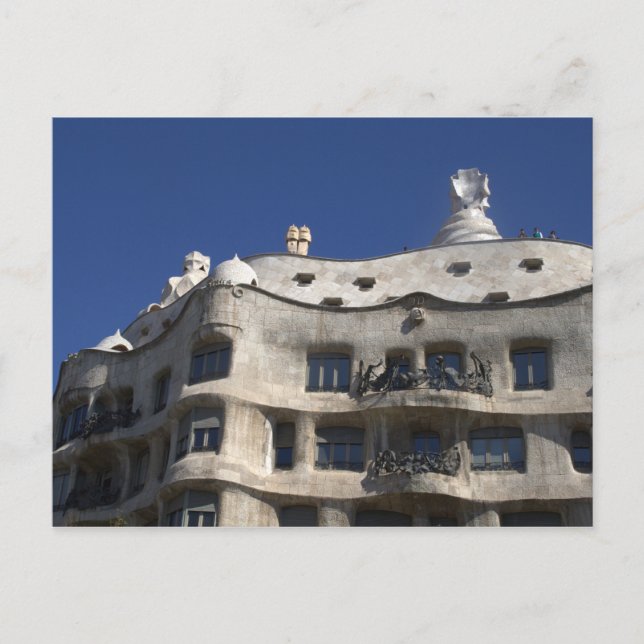 Carte Postale Casa Milà, Barcelone (Devant)