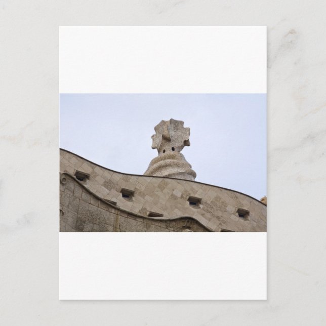 Carte Postale casa mila barcelone (Devant)