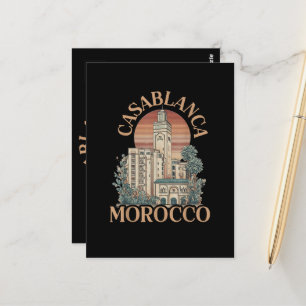 Carte Postale casablanca maroc