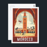 Carte Postale Casablanca Maroc Vintage Lieu de voyage célèbre<br><div class="desc">Casablanca Maroc Vintage Lieu de voyage célèbre</div>