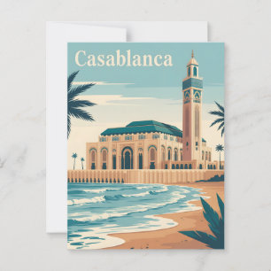 Carte Postale Casablanca vintage