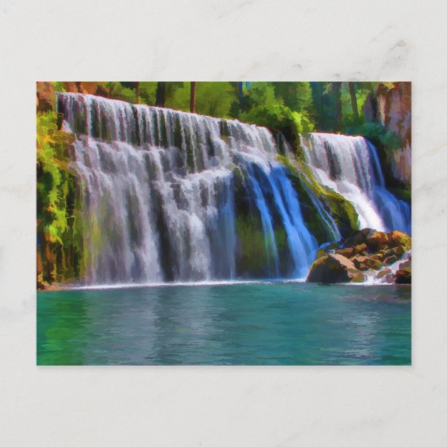 CARTE POSTALE CASCADE (Devant)