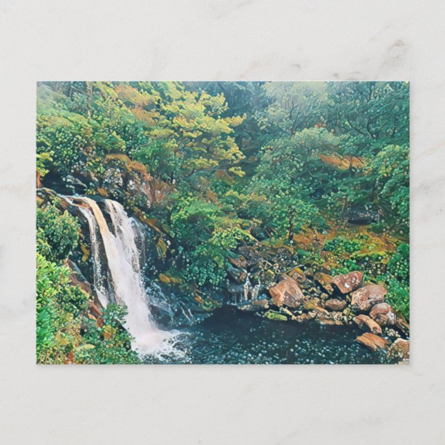 Carte Postale Cascade à Inversnaid (Devant)