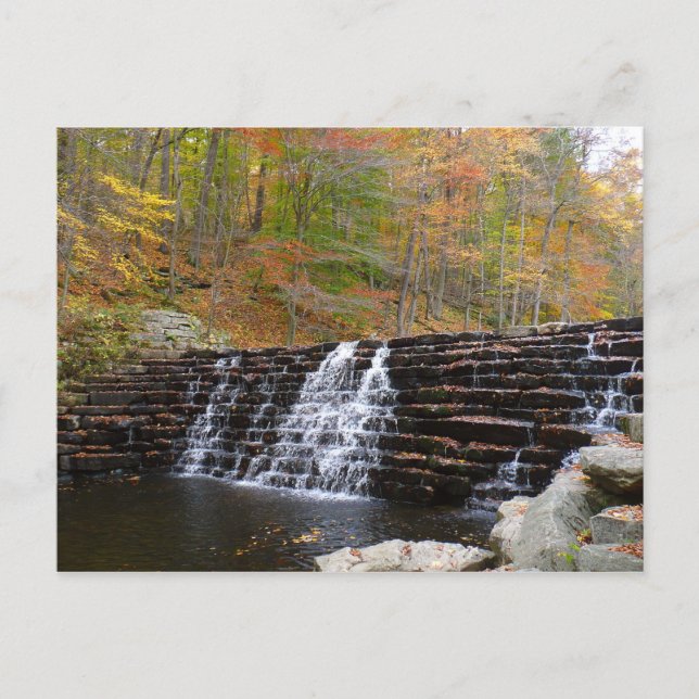 Carte Postale Cascade à Laurel Hill State Park I (Devant)
