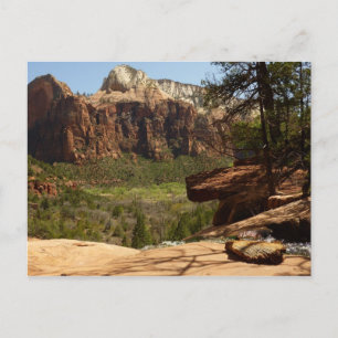 Carte Postale Cascade aux Emerald Pools dans le parc national de