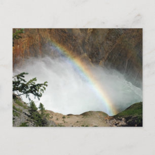 Carte Postale Cascade avec arc-en-ciel
