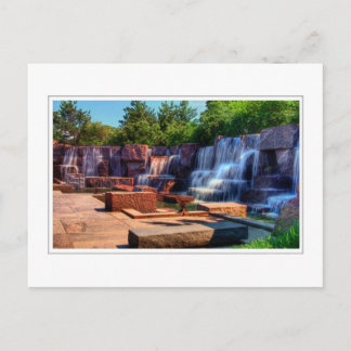 Carte Postale Cascade commémorative FDR