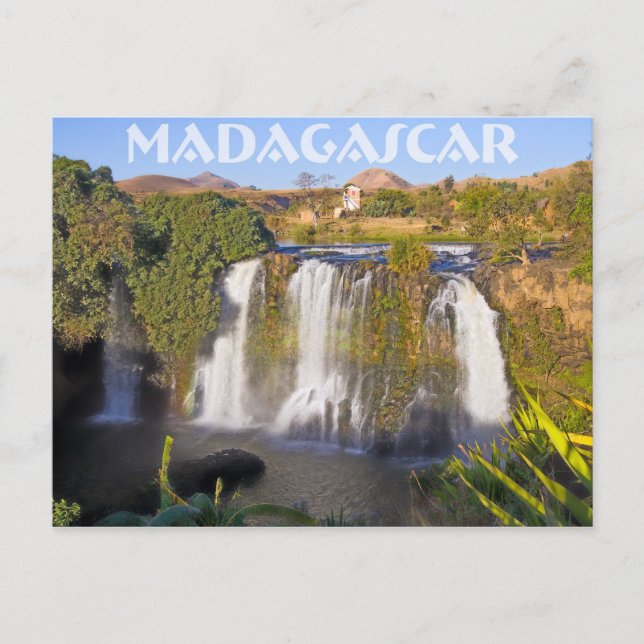 Carte Postale Cascade d'Ampefy, Madagascar (Devant)
