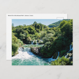Carte Postale Cascade dans le Parc national de Krka - Dalmatie,