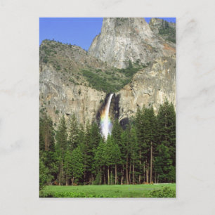 Carte Postale Cascade dans le parc national de Yosemite, Califor
