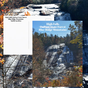 Carte Postale Cascade d'automne High Falls DuPont State Forest N
