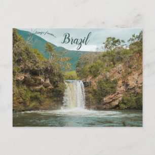 Carte Postale Cascade de Caldeirão au Brésil