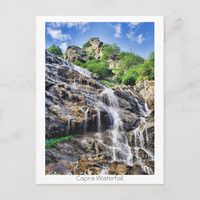 Carte Postale Cascade de Capra (Devant)