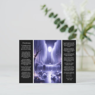 Carte Postale Cascade de Desiderata : Chutes radieuses